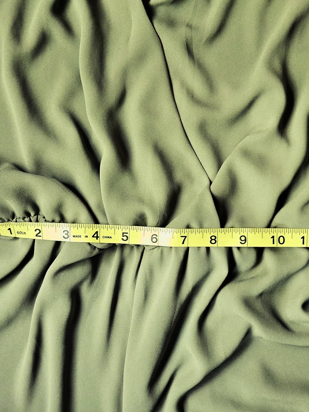 LUSH Olive Green Halter Romper Size S Mock Wrap Keyhole Pleated Jumpsuit - Picture 14 of 14